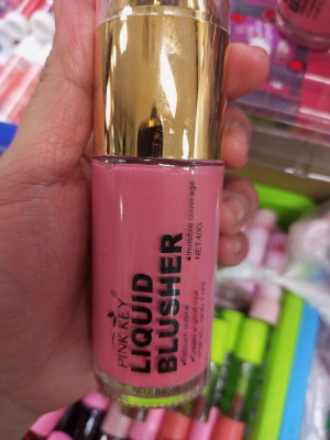 Liquid blush on