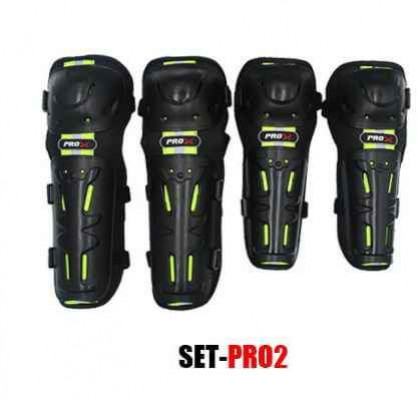 Pro motor cycle knee pad & elbow protector 4n1 set