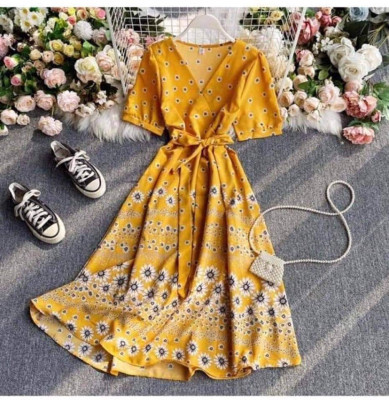 Fashion casual floral dress