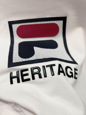 Preloved white Fila hoodie