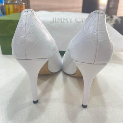 Jimmy Choo Crocodile Embossed Leather