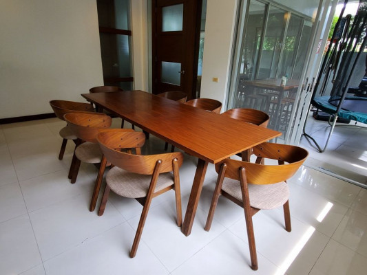Dining Table and Chair for 8 pax