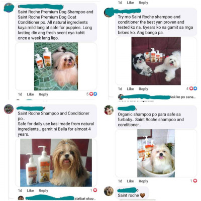 Saint Roche Premium Dog Shampoo and Conditioner