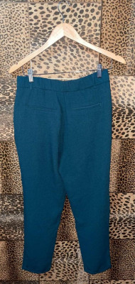 Pull & Bear Blue green/ Teal Trousers