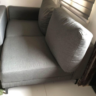 Gray Sofa (can be a loveseat)