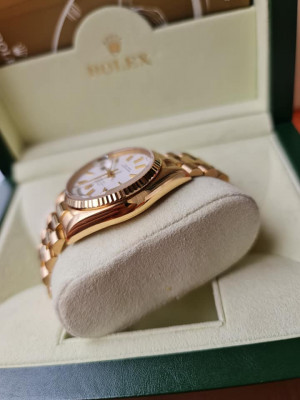 Rolex Day Date White Porcelain dial