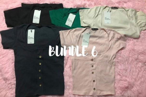 ZARA SQUARE NECK TOP