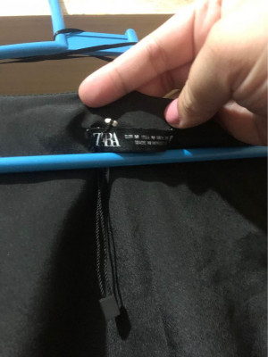 Zara Floral Garterized Puff Sleeve Top