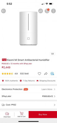 Xiaomi Mi Smart Antibacterial Humidifier