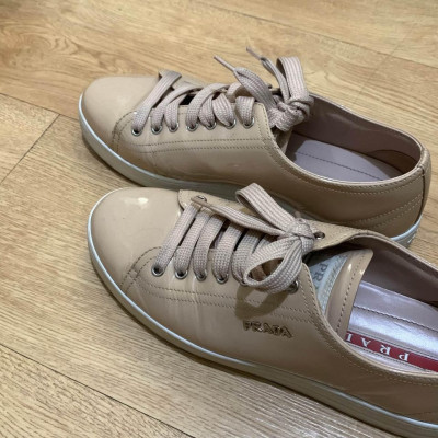 Prada Nude Sneakers