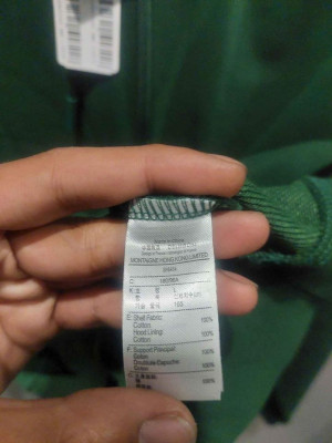 Lacoste green hoodie