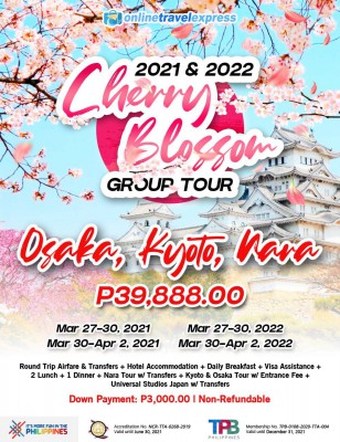 CHERRY BLOSSOM IN OSAKA+KYOTO+NARA