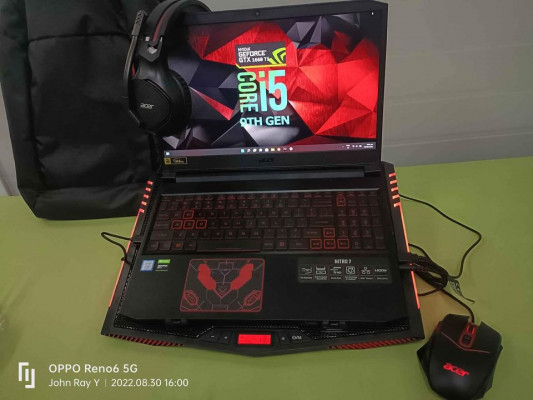 ACER Nitro 7 i5 9th Gen, NVIDIA GeForce GTX 1660 Ti 6GB, 12GB RAM, 256GB M.2 SSD