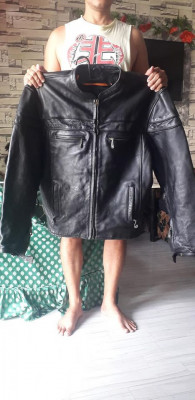 Leather Jacket orig - swap sa jacket n pangmotor din.malaki po kc sa akin