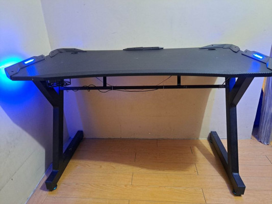 Gaming Table with Blue Lights - Used Item