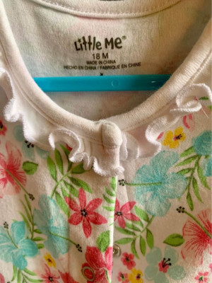 Little Me floral rompers