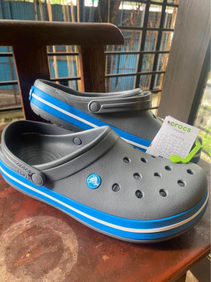 ORIGINAL Crocs Crocband Clog Charcoal Ocean