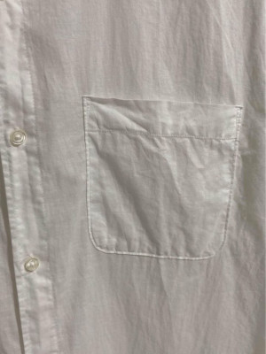 Authentic H&M For men Regular White Poloshirt thin fabric