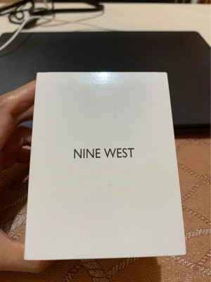 Nine West Leather Strap Watch