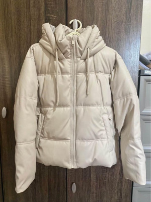 Zara Rubberised Puffer Jacket