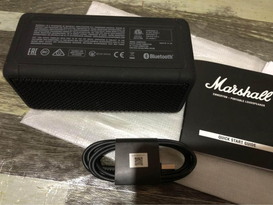 marshall emberton portable bluetooth speaker