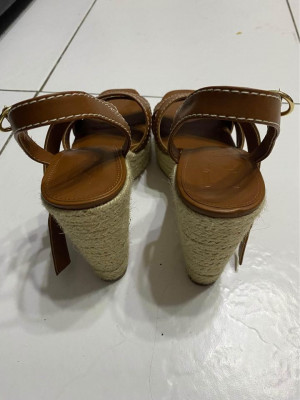 Mango Wedge Sandals US7