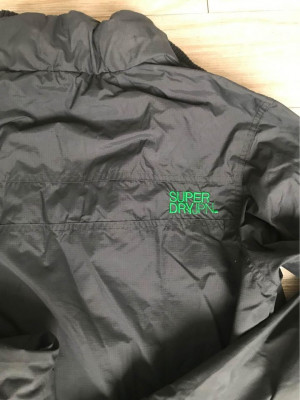 Superdry double black label jacket