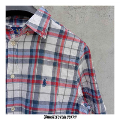 Ralph Lauren Checkered Pattern Polo