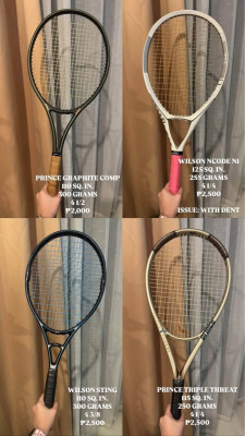 Tennis Rackets For Sale