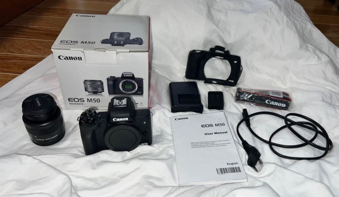Canon Eos m50 Mirrorless Camera With Lens Kit