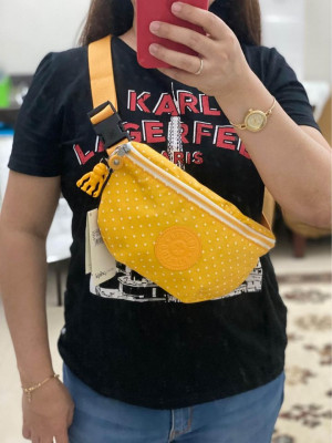 KIPLING NEW FRESH WAISTPACK, SOFT DOT YELLOW (On-hand‼️)