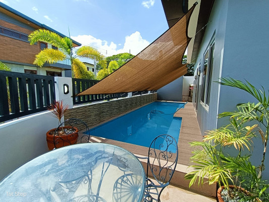 Modern House with pool for Sale in Angeles City, Pampanga near Clark & Korean To