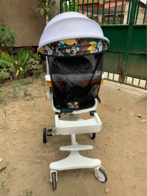 Decluttering 3 ways rotatable stroller