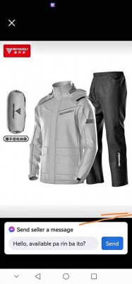 MOTOWOLF RAINCOAT VERSION 3. JACKET and PANTS.