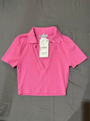Zara Ribbed Polo