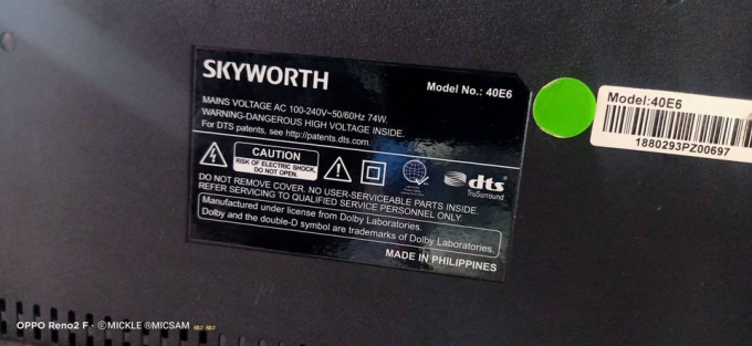 SKYWORTH 40" ANDROID TV