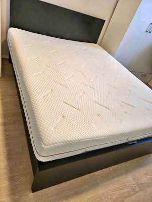 Bed frame with mattress- Ottoman storage Bed Standard Queen size