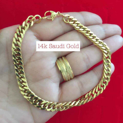 14K SAUDI GOLD BRACELETS