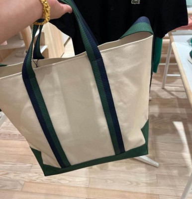 Lacoste canvas tote bag sling bag