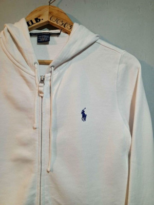 Ralph Lauren White Hoodie