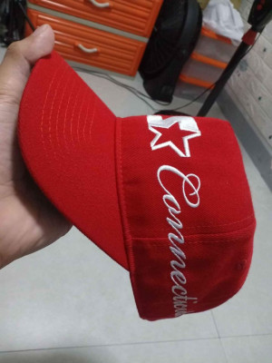 Starter Cap Red and Dark green New Haven Connecticut