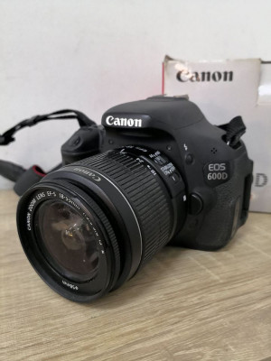Canon 600D with 18-55mm lens