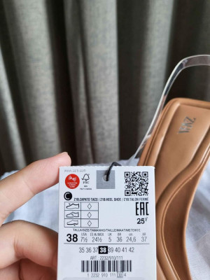 Bnew Zara Heels size 38