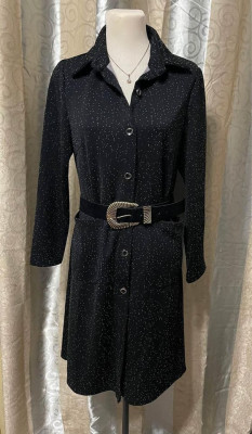 Polka Dots Long Blazer/Dress/Coat