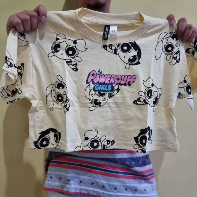 Divided Loose Hanging Crop Top