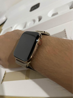 Apple watch series 5 44mm stainless steel gold cellular