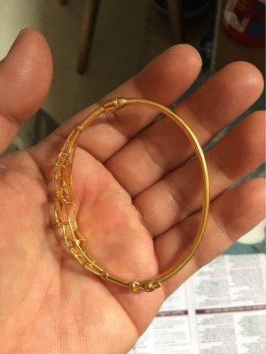 22 karat puregold bangle bracelet