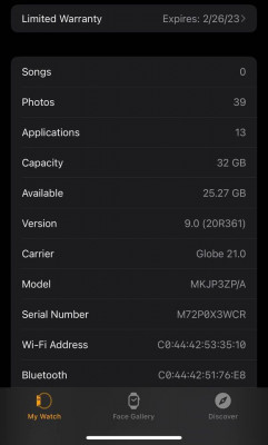 Apple Watch Series 7 GPS + Cellular 45mm