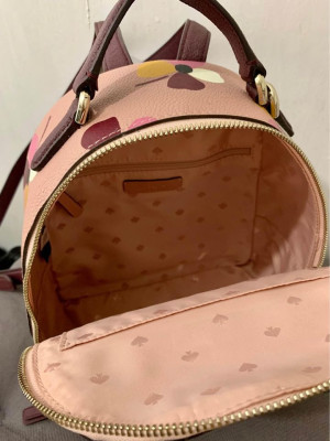 Authentic Kate Spade Pink Floral Backpack