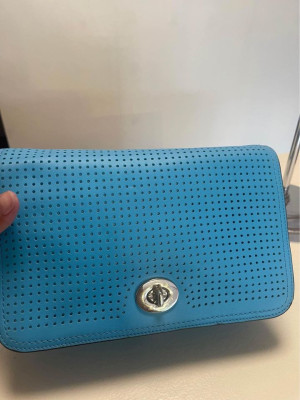 Coach Legacy Perforated Leather Penelope